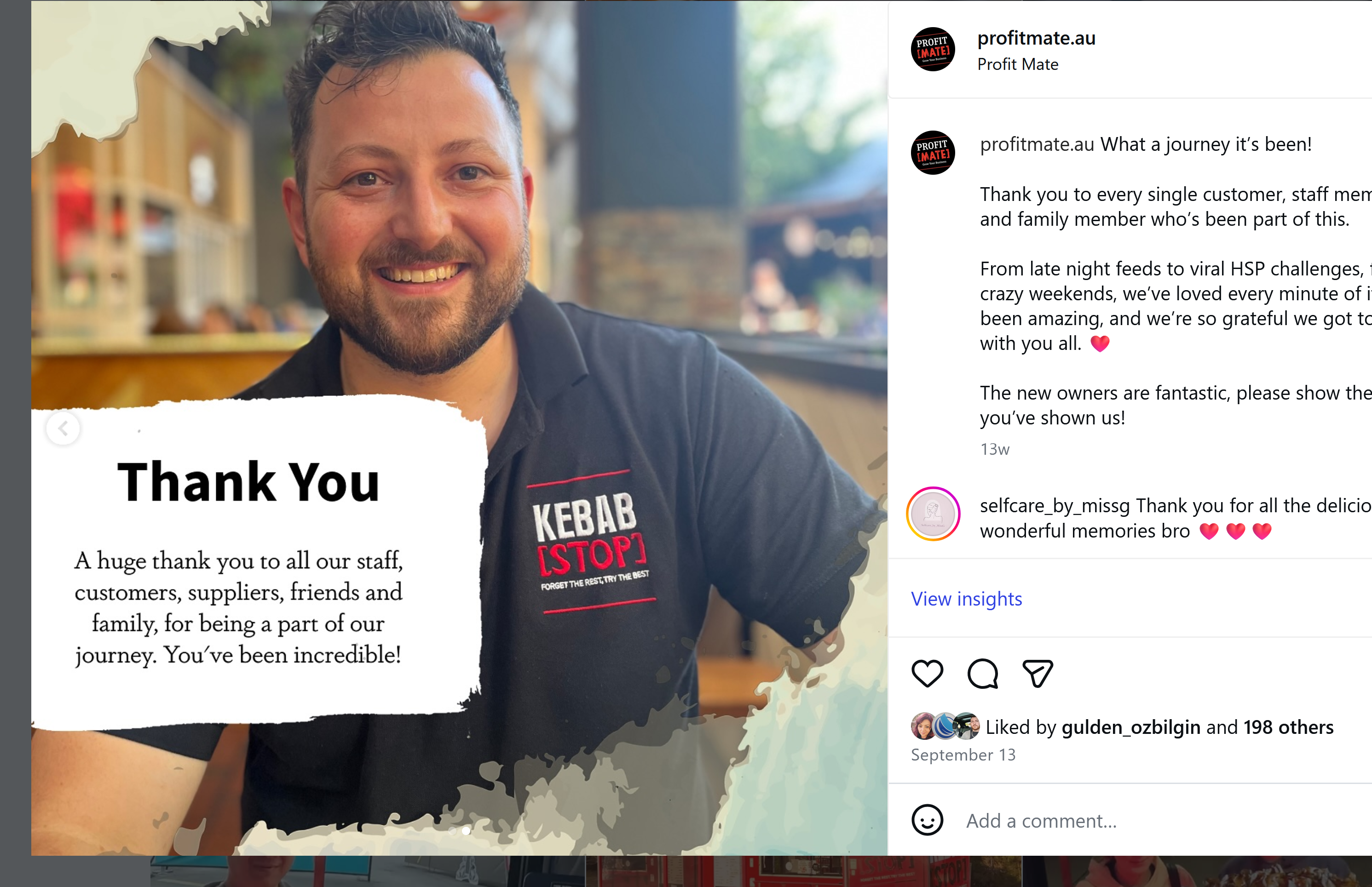 Cihan at Kebab Stop Vermont South